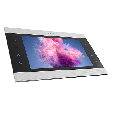 картинка Slinex SL-10N Cloud цвет чер+серебро.10" Домофон с сенсорным экраном и переадресацией на смартфон от компании Intant